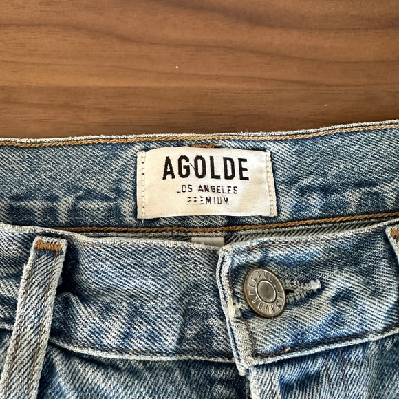 Agolde Riley High Rise Straight Crop Jeans - Picture 8 of 8